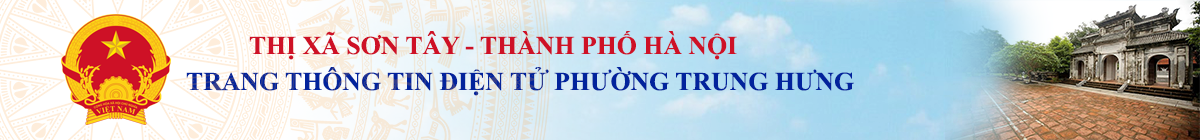 Trang Thông Tin Điện Tử Phường Trung Hưng